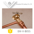 EM-V-B055 Forget brass bibcock tap with copper water pipe